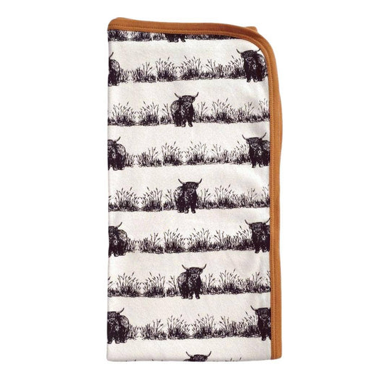 Organic Cotton Blanket - Highland Cow