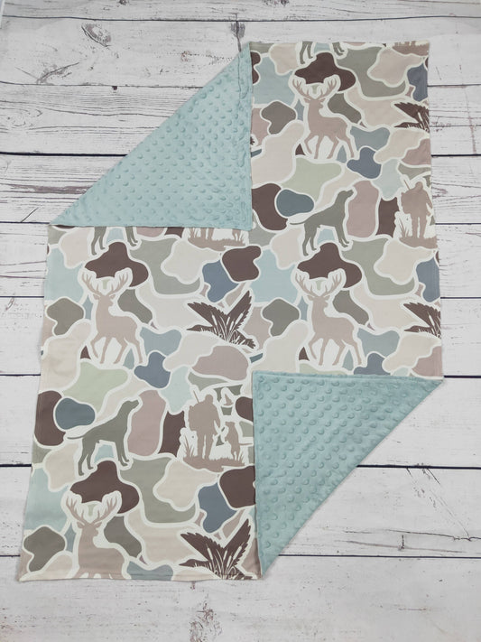 Camouflage Printed Hunting Lightweight Blanket