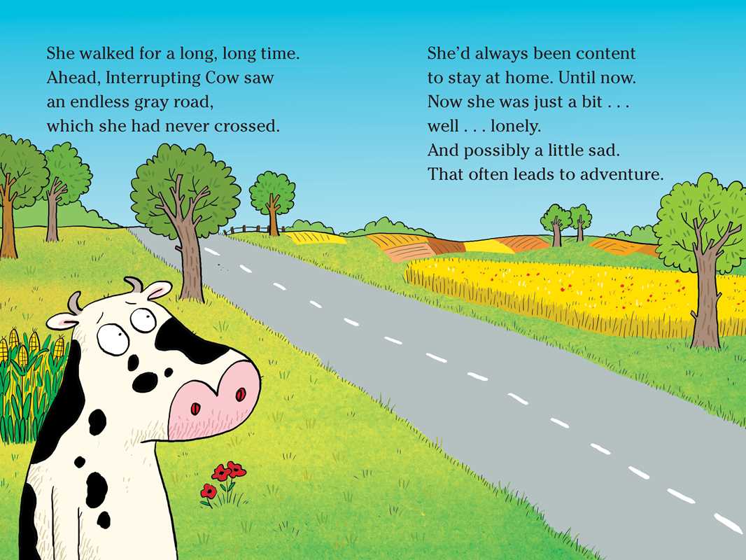 Interrupting Cow and the Chicken Crossing the Road by Jane   Yolen