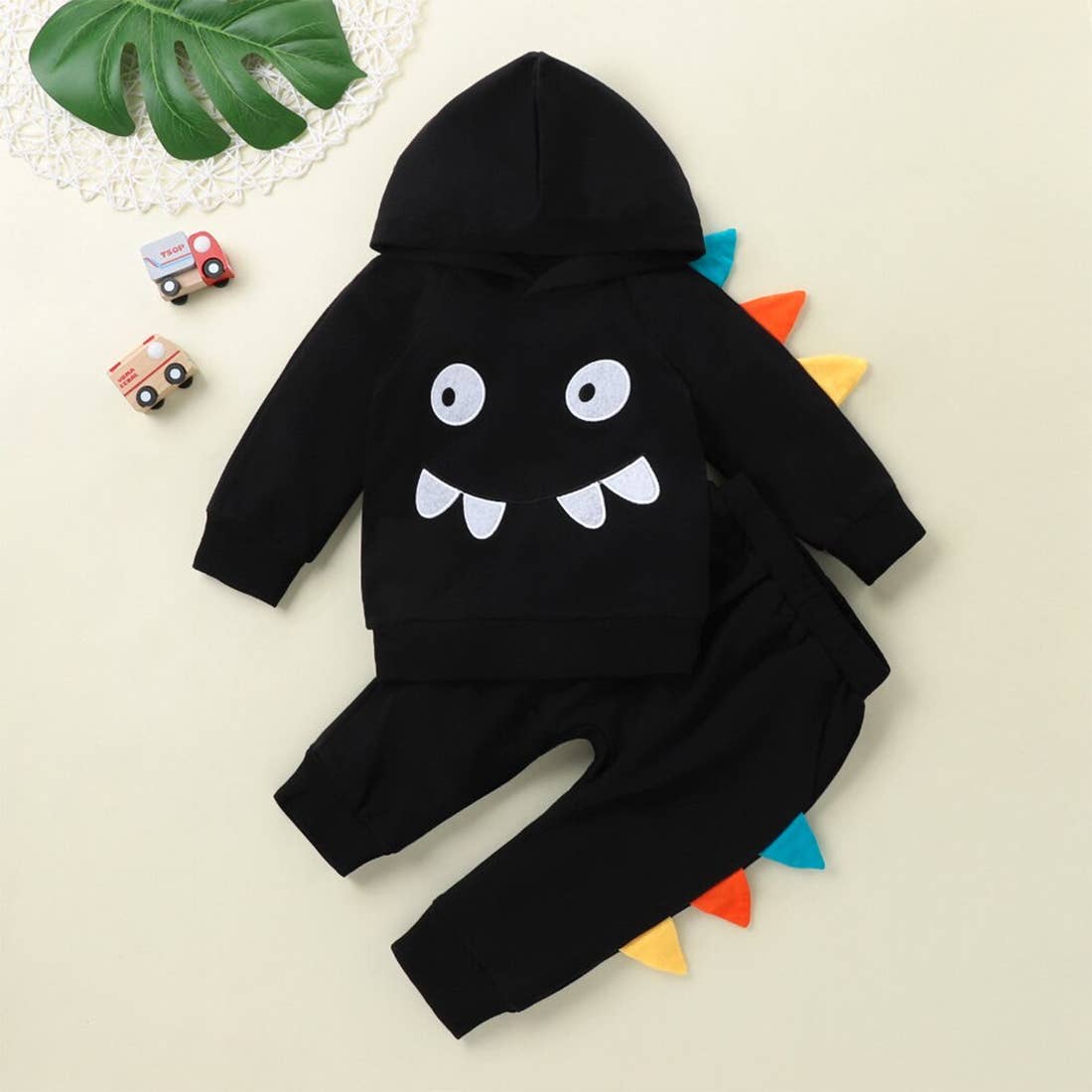 Black Monster Baby Hoodie & Pants