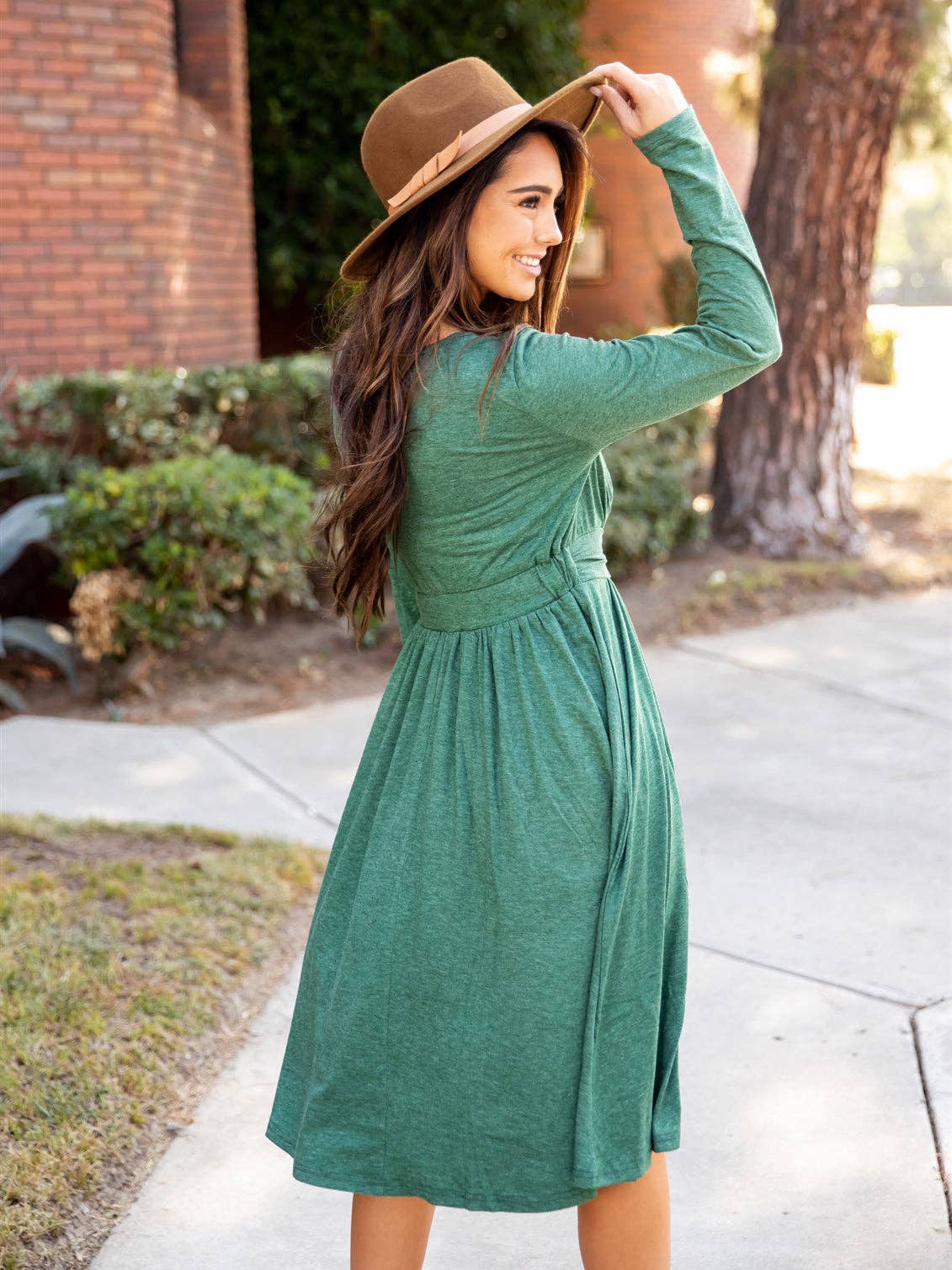 Long Sleeve Isla Wrap Dress