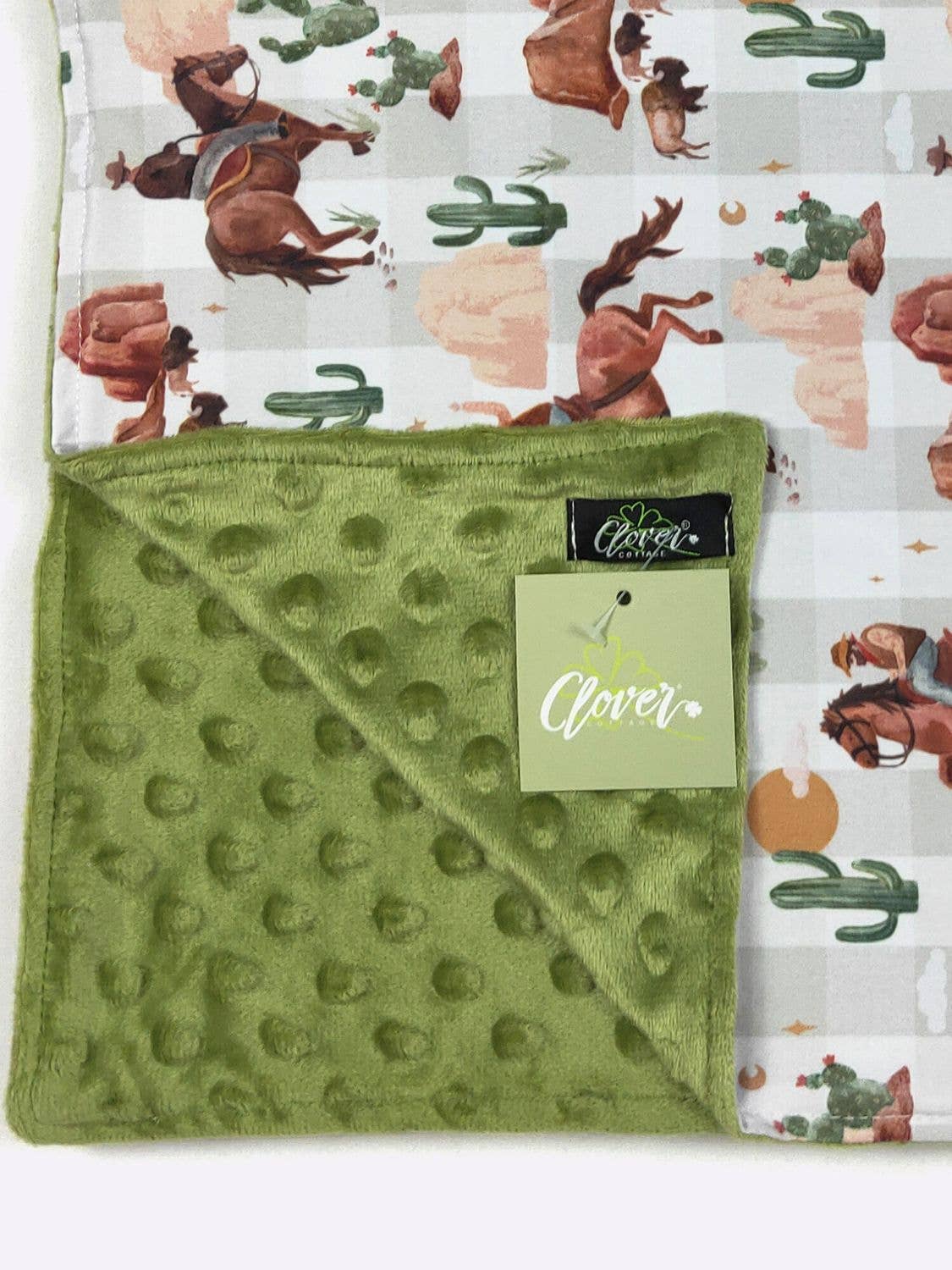 Lightweight Plaid Western Blanket