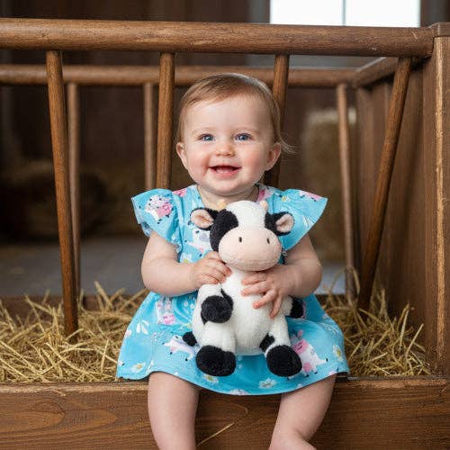 Blue Cow Romper