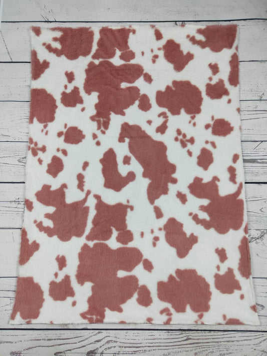 Cow Bow Printed Western Lightweight Blanket