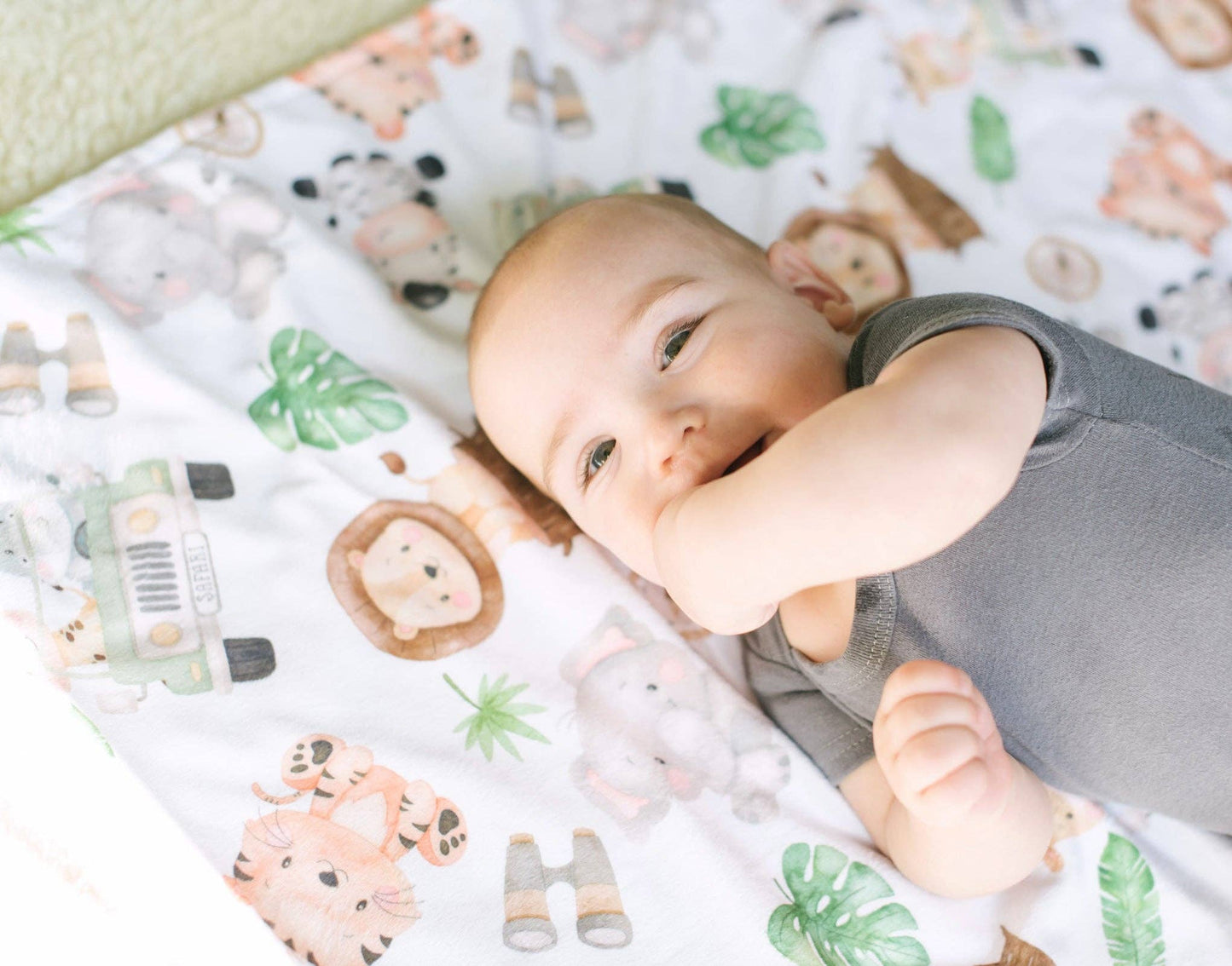 Safari- Baby & Toddler Minky Blanket