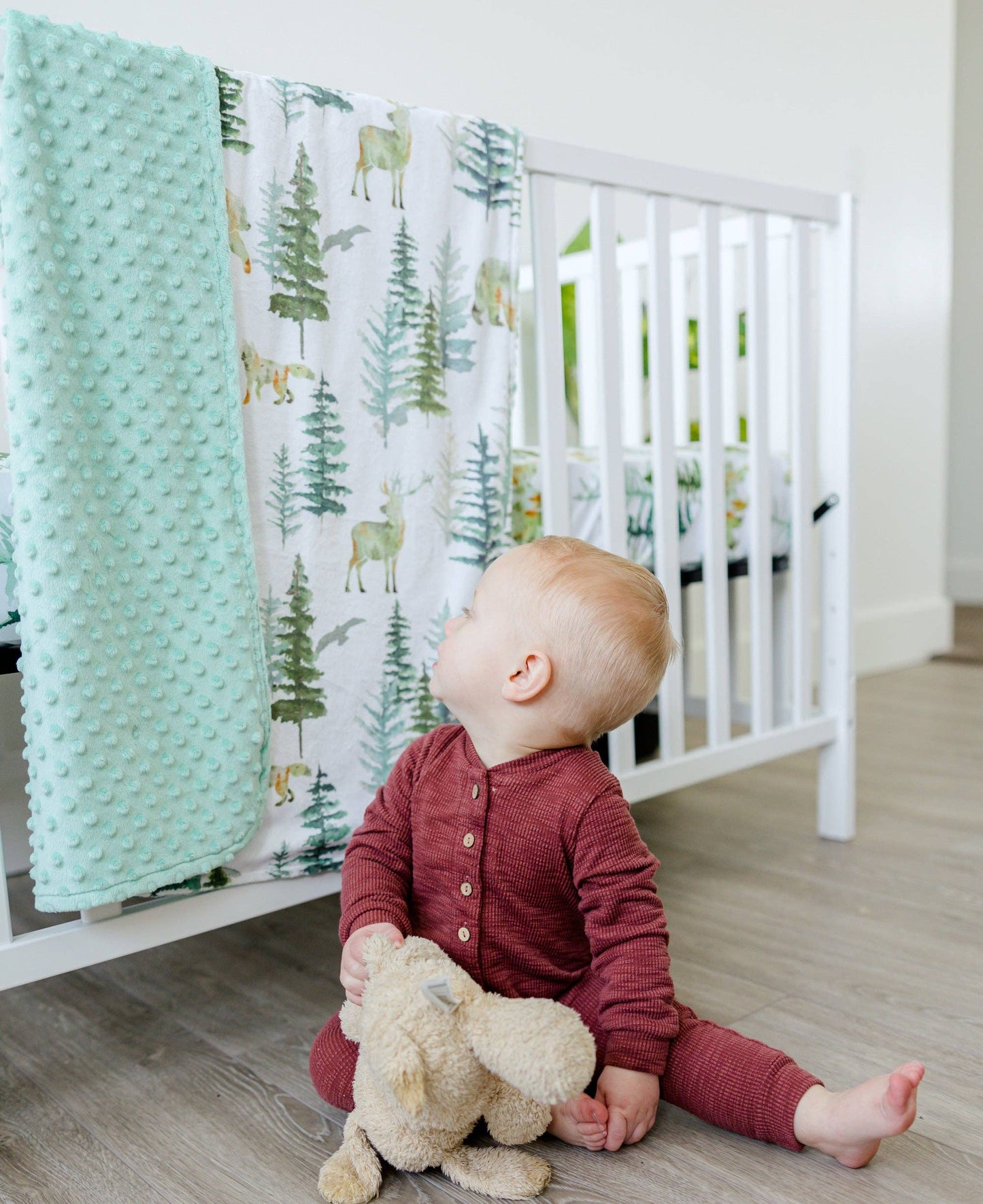 In The Woods- Baby & Toddler Minky Blanket