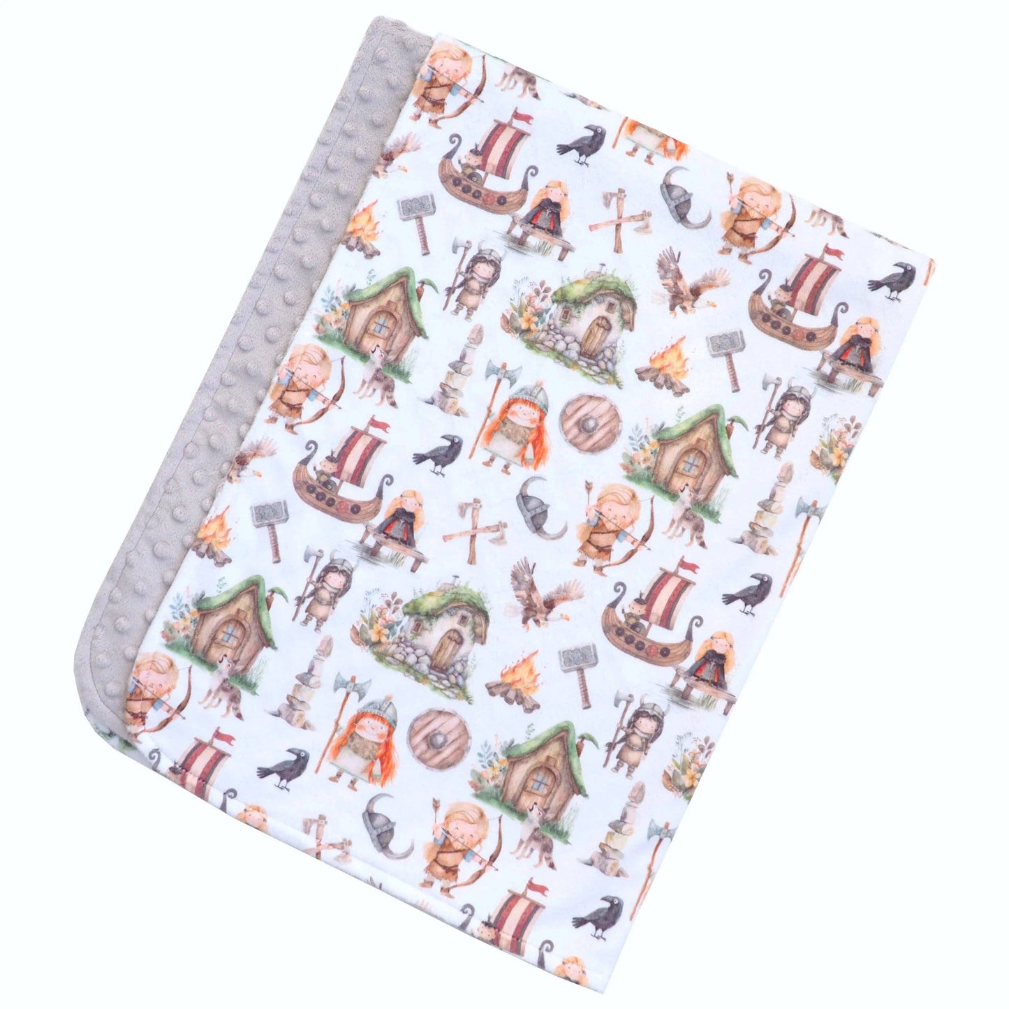 Vikings- Baby & Toddler Minky Blanket