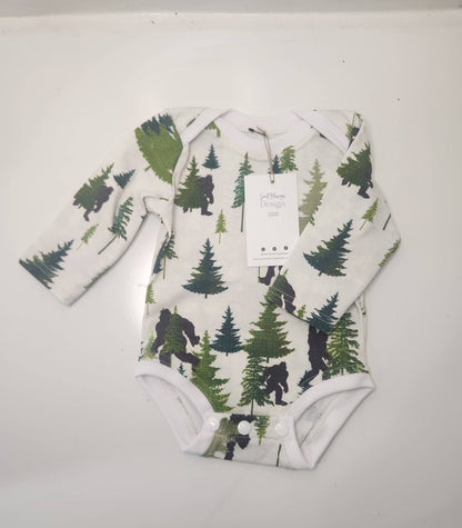 On The Hunt Infant bodysuit- Green