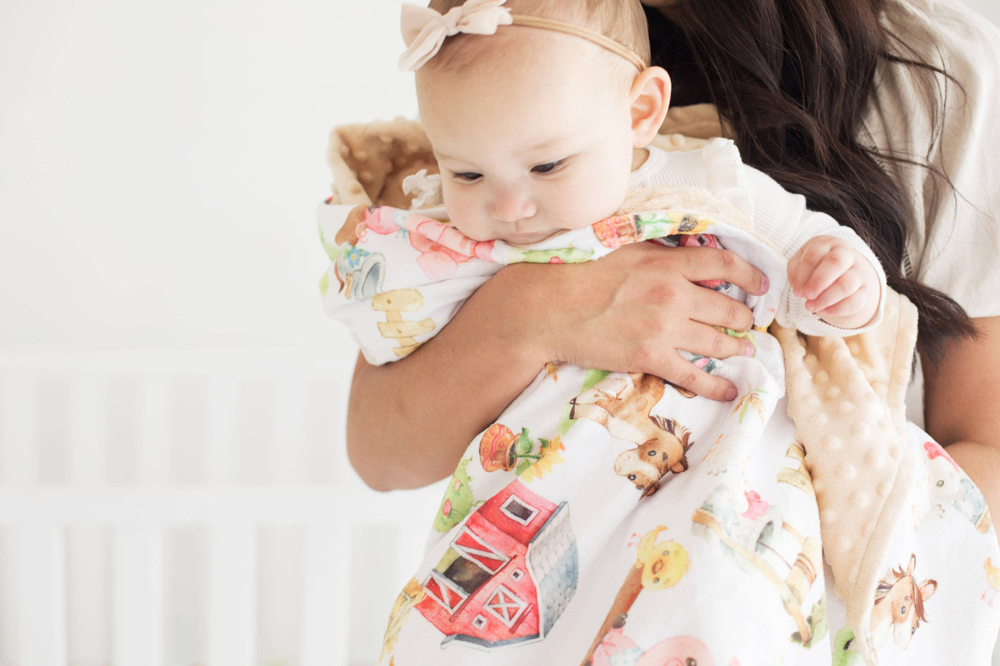 Farm Animals- Baby & Toddler Minky Blanket