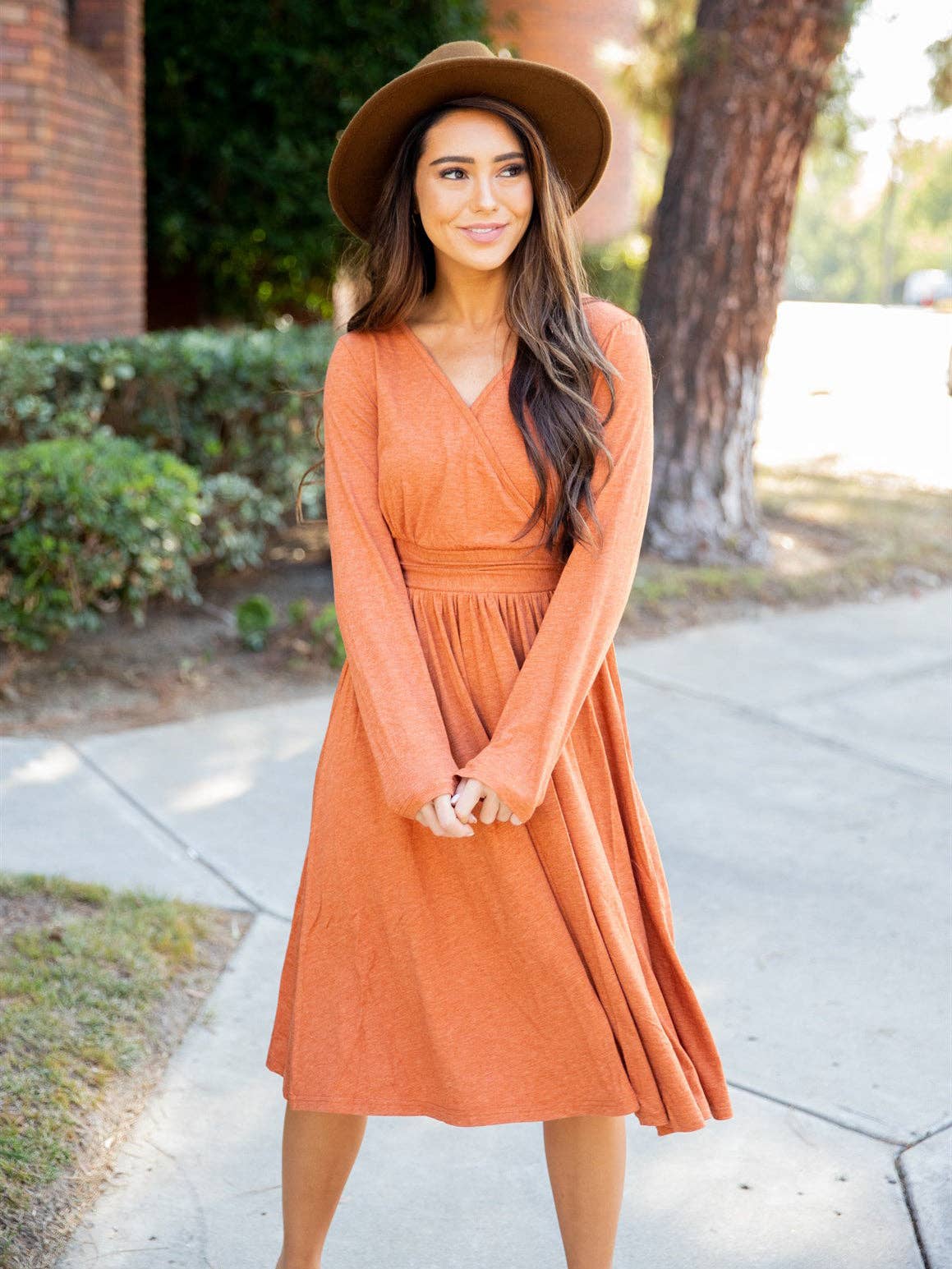 Long Sleeve Isla Wrap Dress