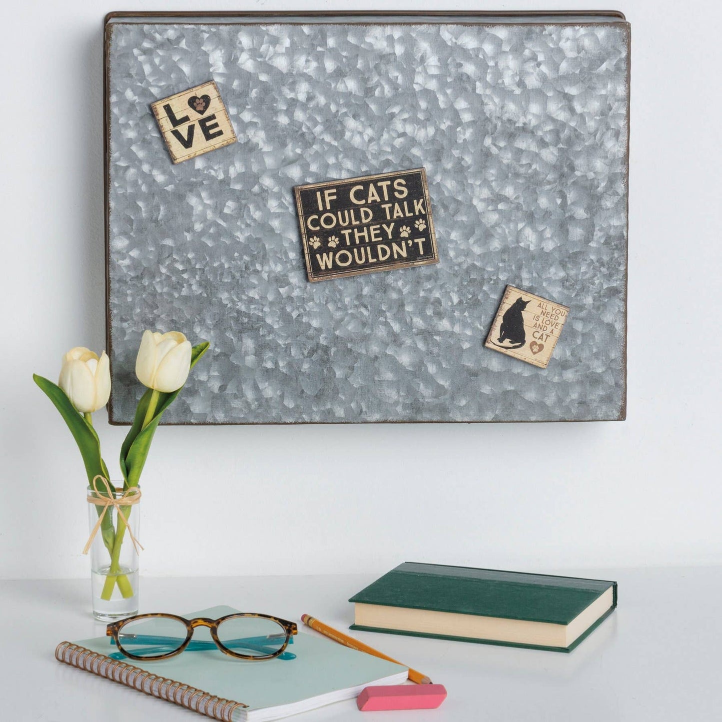 All You Need Is Love And A Cat Magnet Set