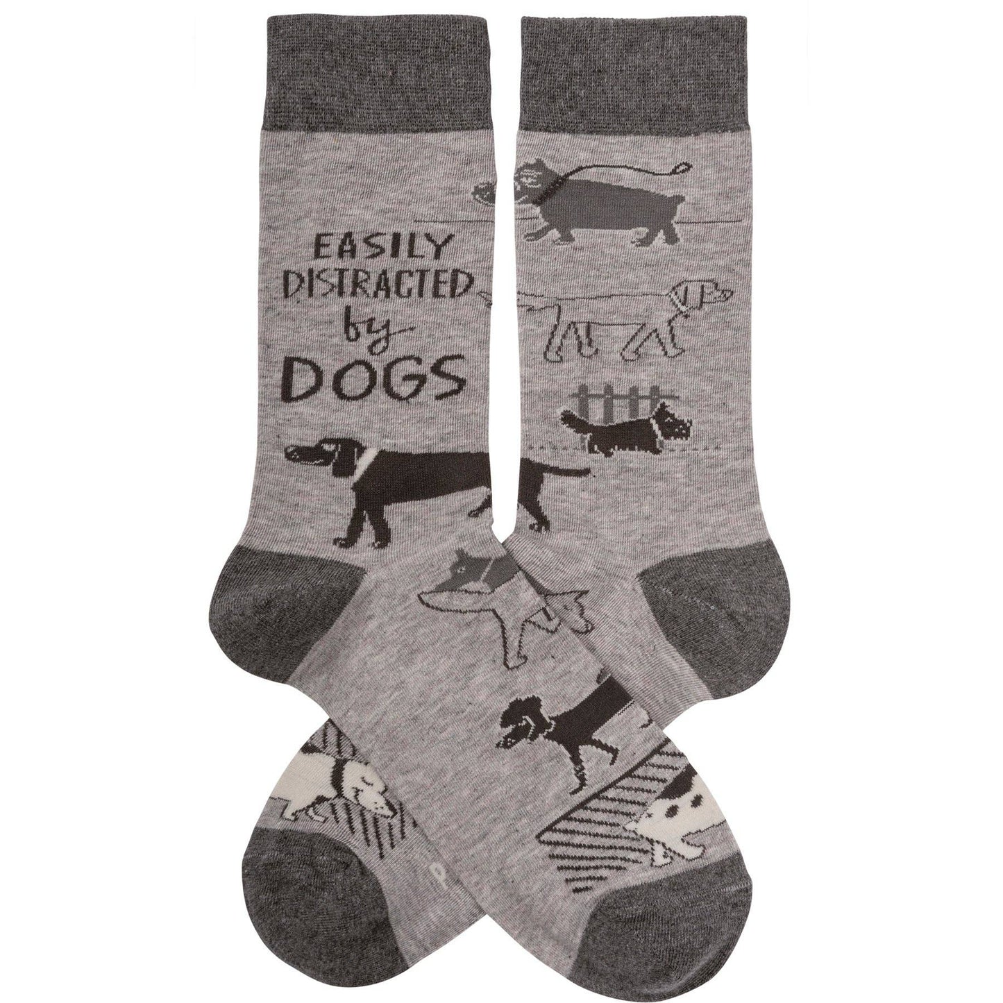Easily Distracted By Dogs Socks