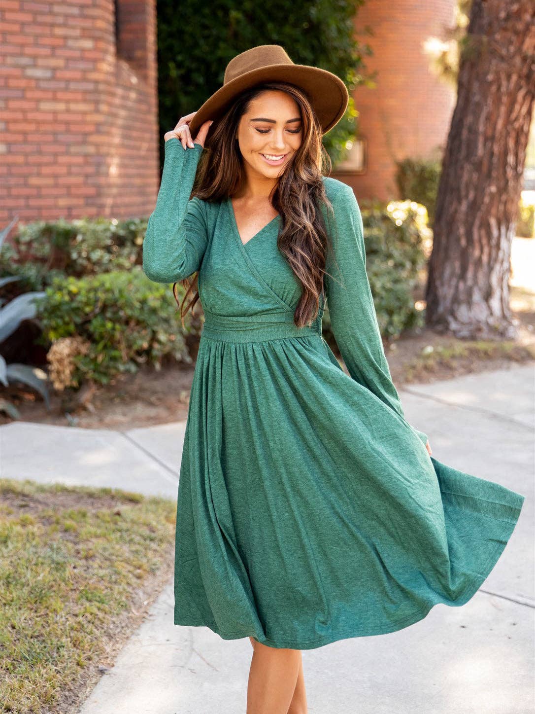 Long Sleeve Isla Wrap Dress