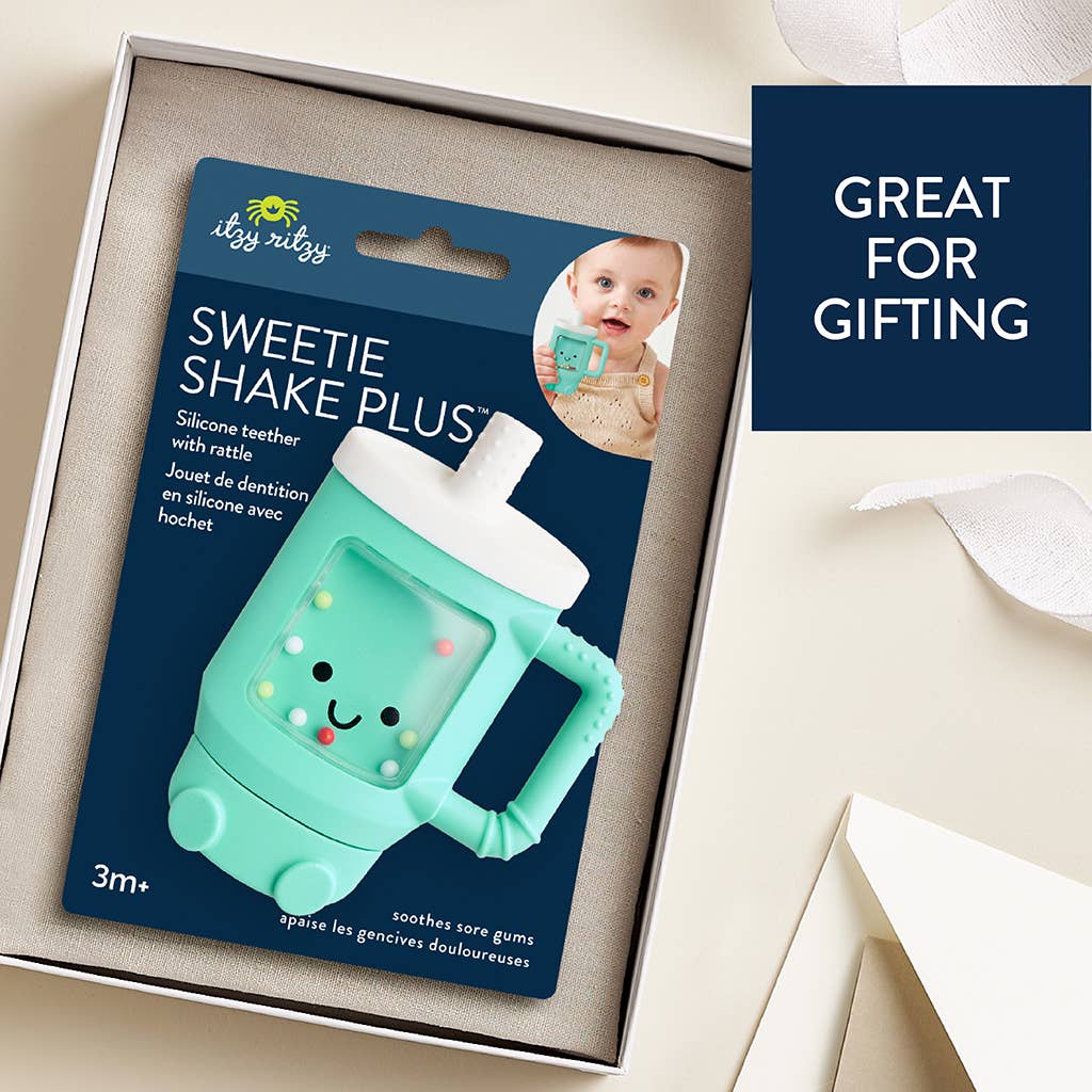 Itzy Ritzy - Sweetie Shake Plus™ - Teething + Rattle Toy