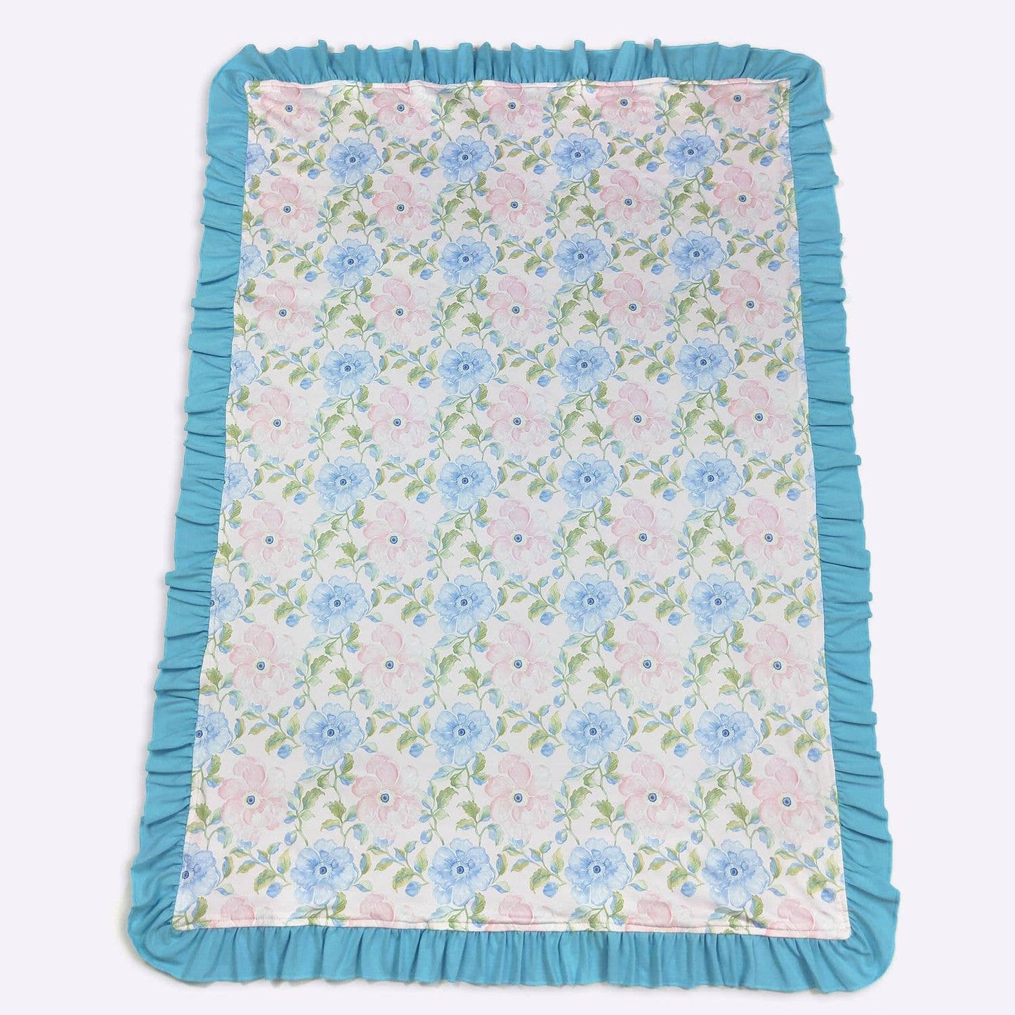 Lightweight Cotton Candy Poppy Blanket