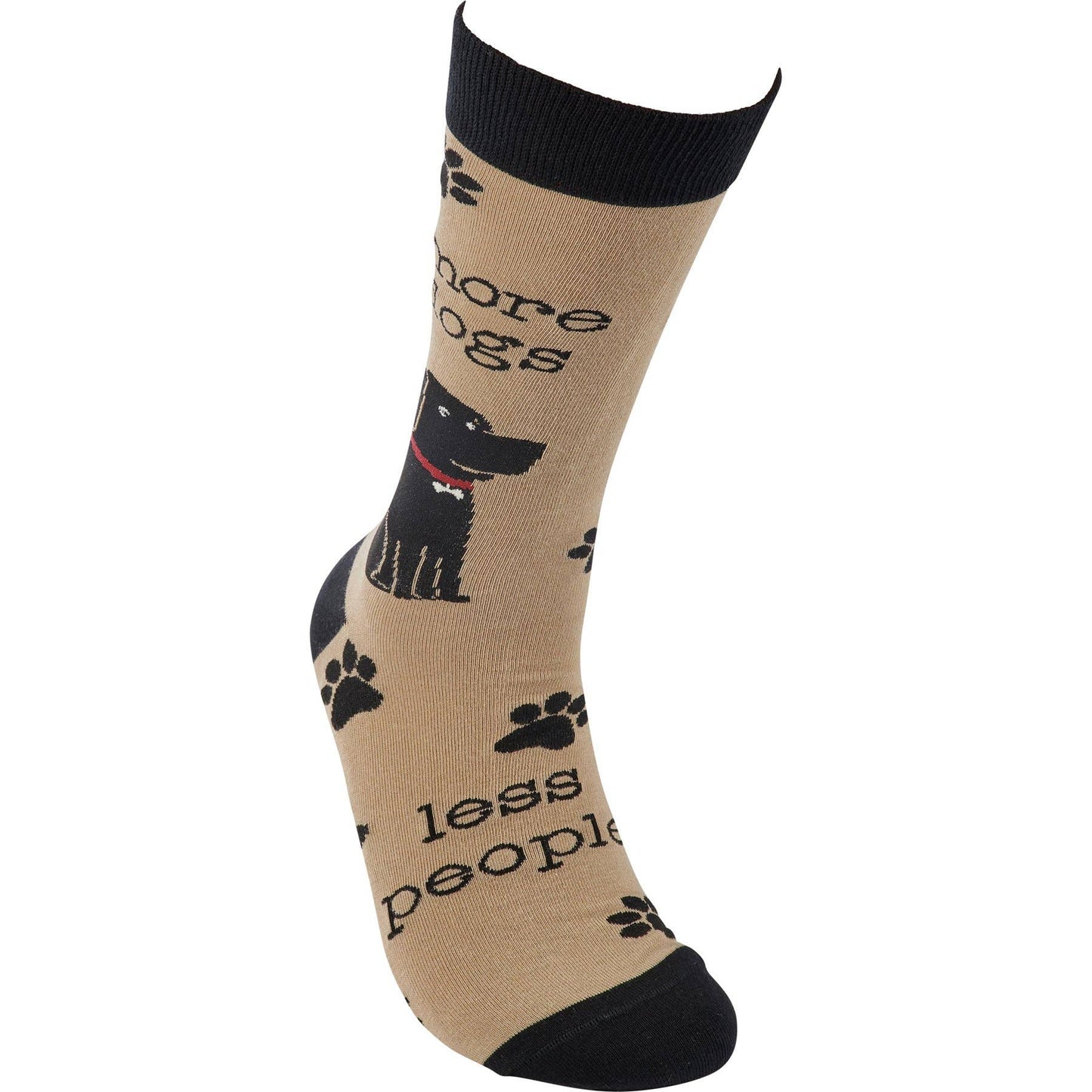 More Dogs Less People Socks