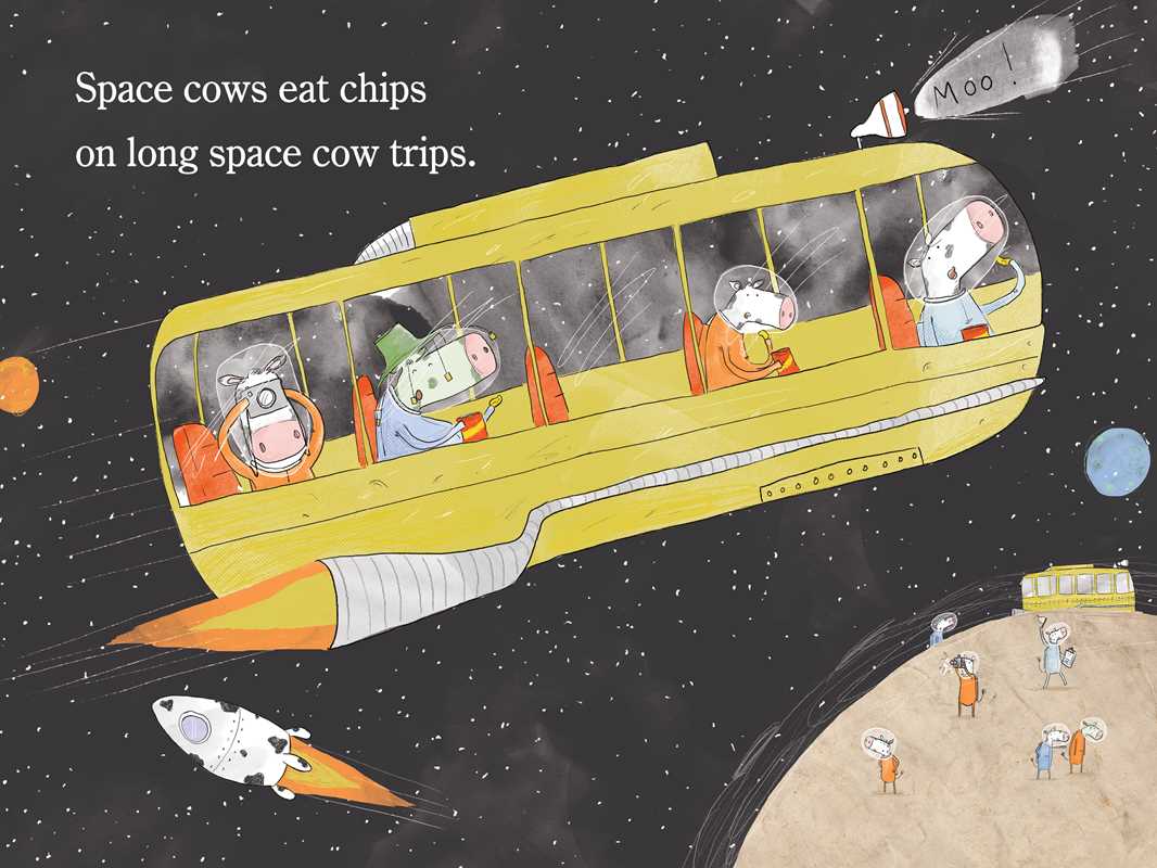 Space Cows by Eric Seltzer