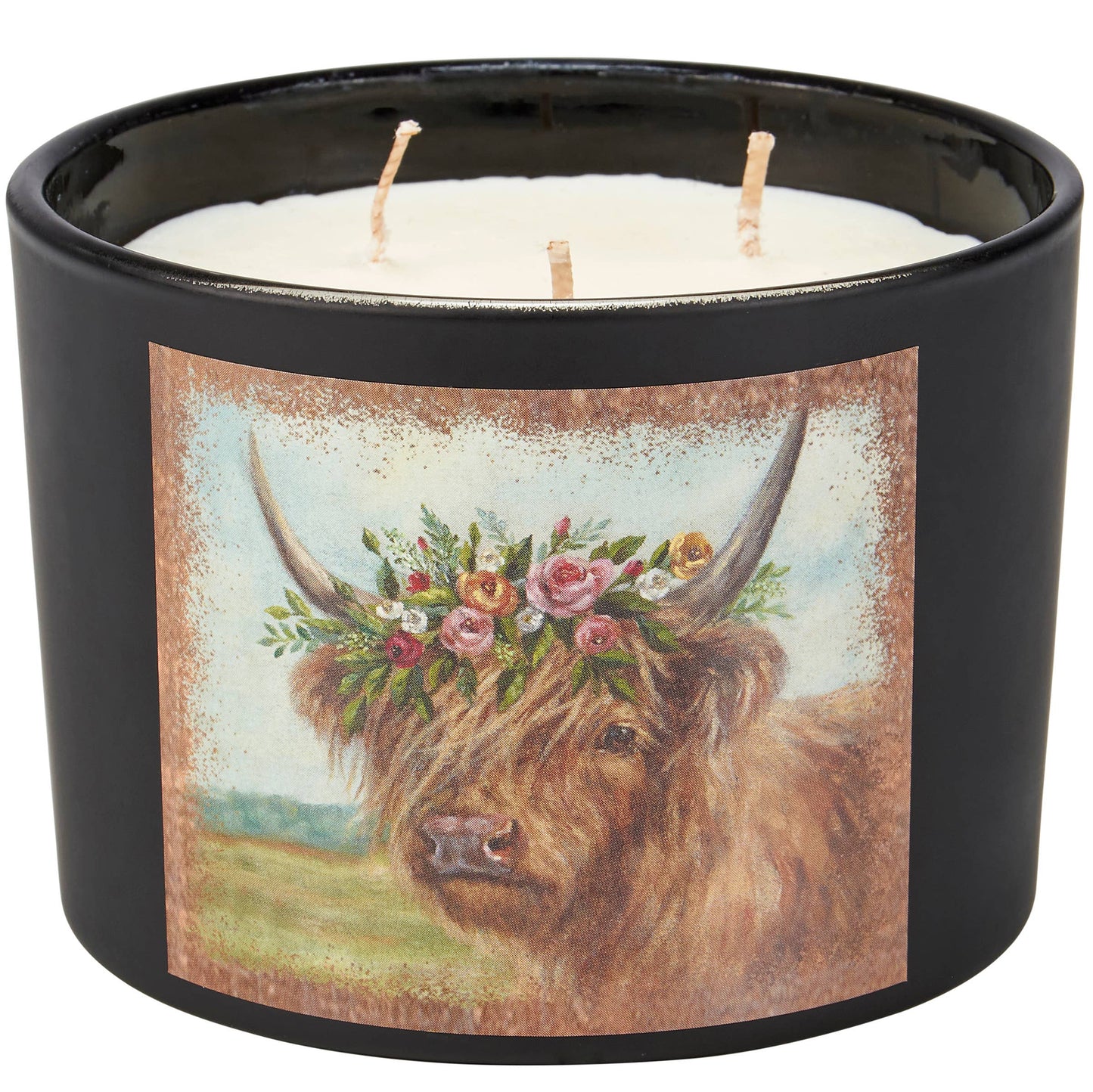 Floral Highland Candle