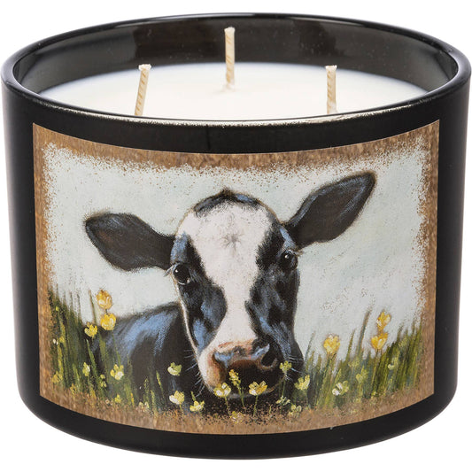 Cow In Buttercups Candle