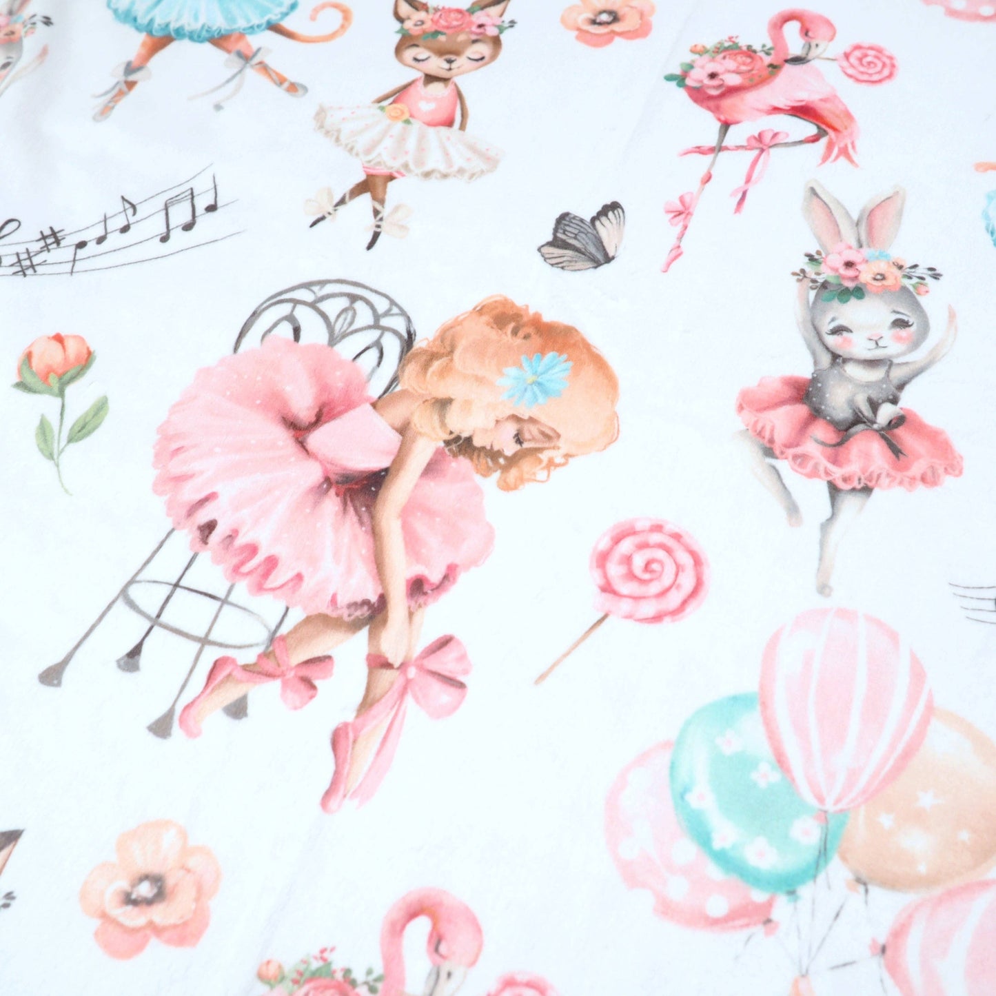 Ballerinas- Baby & Toddler Minky Blanket
