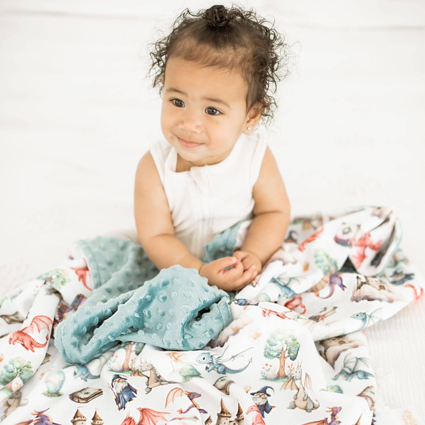 Dragon's Kingdom- Baby & Toddler Minky Blanket