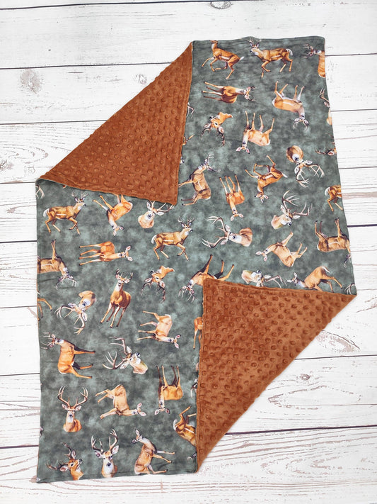 Deer Print Lightweight Blanket