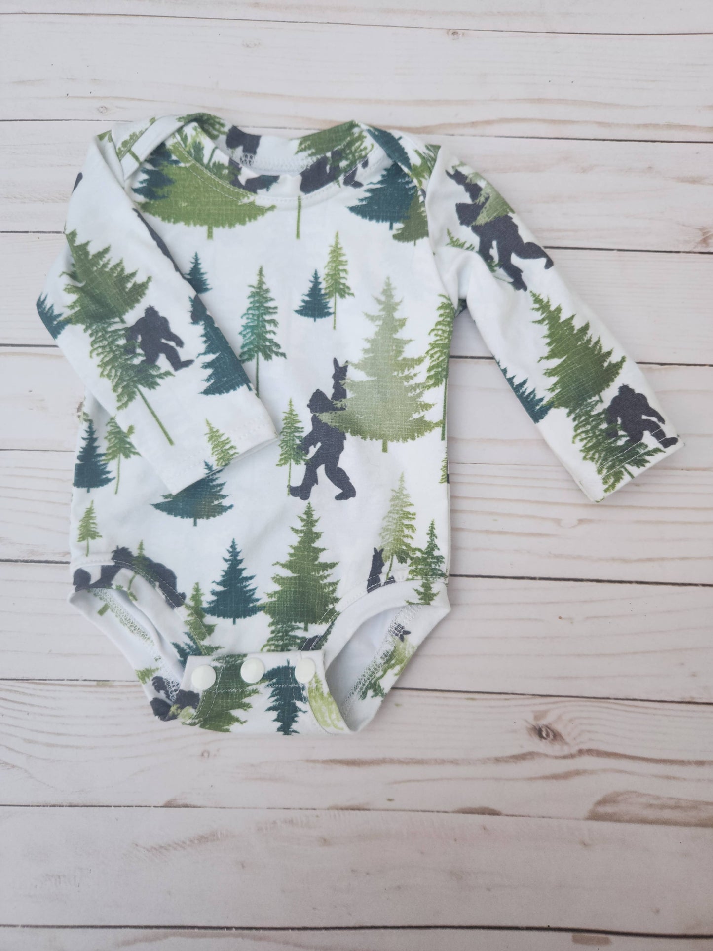 On The Hunt Infant bodysuit- Green