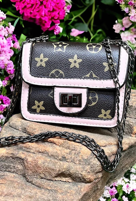 Star printed mini purse