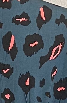 Women V Neck Short Sleeve Leopard Print Waist Tie Maxi Dress